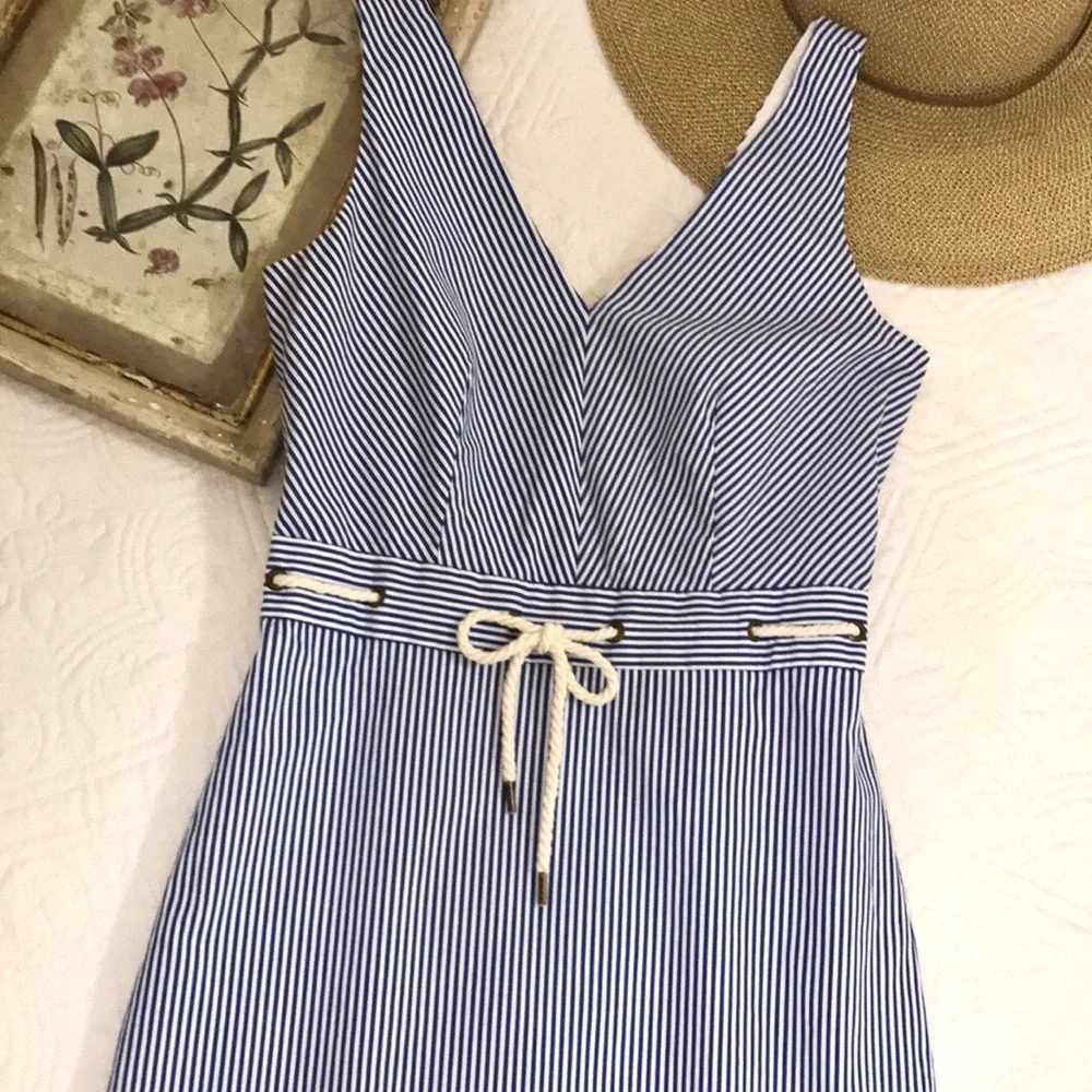 J. Crew Seersucker Sheath Dress
